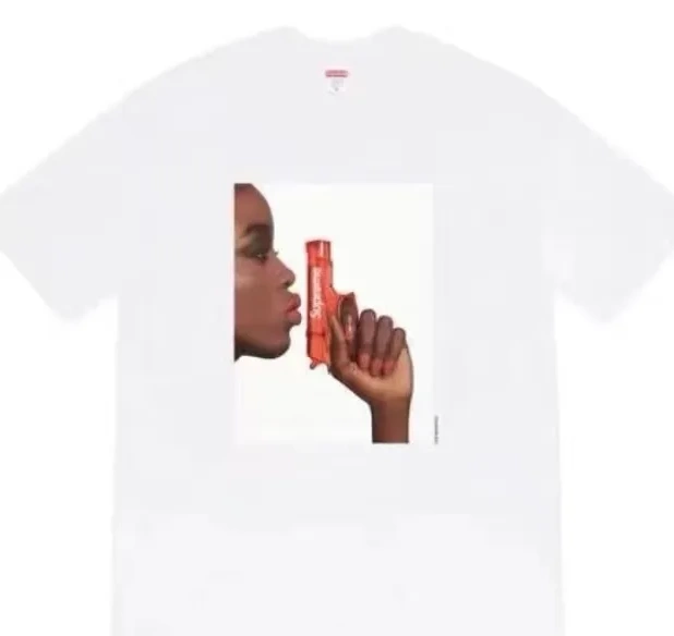 T-shirt Tee sleeved WEEK Short XL Female Water Black White Water M Printed 1 Portrait Gun L Pistol S 1001